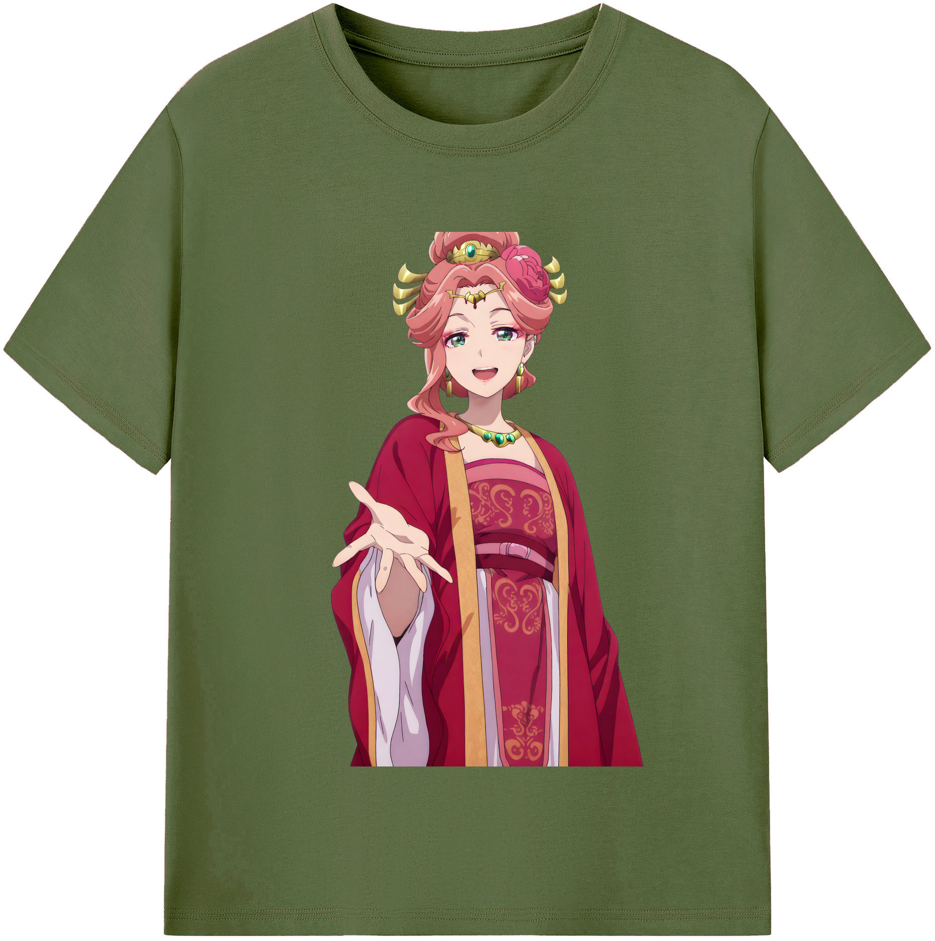 （画像用） 薬屋のひとりごと The Apothecary Diaries 綿100％半袖Tシャツ（フロントプリント）